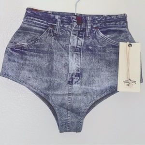 NWOT Billabong Neoprene High Waisted Swim Bottoms